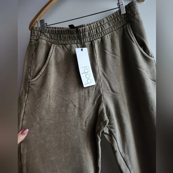 NWT Revolv BOBI Los Angeles |Pocket Lounge Pant In Olive Green Size L - Picture 6 of 7